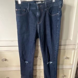 EXPRESS JEANS DENIM with distressing